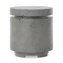 Aurelia Outdoor Round Propane Enclosure - Pewter Concrete