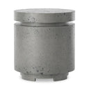 Higgins Outdoor Round Propane Enclosure - Pewter Concrete