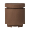 Higgins Outdoor Round Propane Enclosure - Clay Concrete