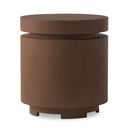 Aurelia Outdoor Round Propane Enclosure - Clay Concrete