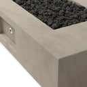 Solara Outdoor Fire Table - Natural Concrete Natural Gas