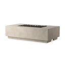 Solara Outdoor Fire Table - Natural Concrete Propane