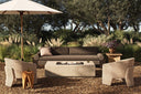 Solara Outdoor Fire Table - Natural Concrete Natural Gas