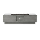 Luxe Kenton Outdoor Fire Table - Pewter Concrete Natural Gas