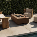 Solara Outdoor Fire Table - Clay Concrete Propane