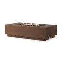 Solara Outdoor Fire Table - Clay Concrete Natural Gas