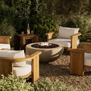 Emberstone Outdoor Fire Table - Natural Concrete Propane