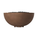 Emberstone Outdoor Fire Table - Clay Concrete Natural Gas