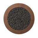 Solara Bronson Outdoor Fire Table - Clay Concrete Natural Gas