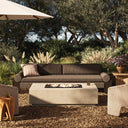Solara Outdoor Fire Table - Natural Concrete Natural Gas