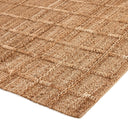 Contemporary Grid Jute Rug - 10X14 Natural Grid Jute