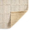 Contemporary Grid Jute Rug - 10X14 Bleached Grid Jute
