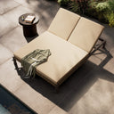 Solara Outdoor Double Chaise - Alessi Buff