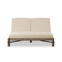 Solara Outdoor Double Chaise - Alessi Buff