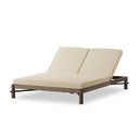 Solara Outdoor Double Chaise - Alessi Buff