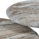 Harmony Dakota Nesting Coffee Tables - Dark Taupe Marble Solid