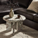 Verity Dakota Nesting Coffee Table - Small Creamy Taupe Marble Solid