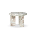Verity Dakota Nesting Coffee Table - Small Creamy Taupe Marble Solid