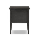 Verity Bush Nightstand - Distressed Black