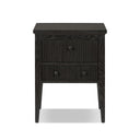 Verity Bush Nightstand - Distressed Black
