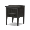 Verity Bush Nightstand - Distressed Black