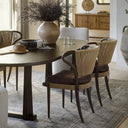 Verity Amira Armless Dining Chair - Dulane Mahogany