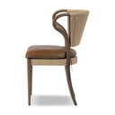 Verity Amira Armless Dining Chair - Dulane Mahogany