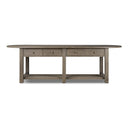 Aveline Elise Kitchen Island - Weathered Hazel Oak Veneer