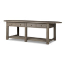 Aveline Elise Kitchen Island - Weathered Hazel Oak Veneer