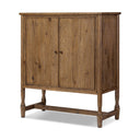 Marcell Bari Bar Cabinet - Weathered Oak