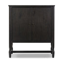 Verity Bari Bar Cabinet - Cracked Smoked Black