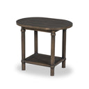 Aurelia Charnes End Table - Aged Belgium Bleach