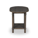 Aurelia Charnes End Table - Aged Belgium Bleach