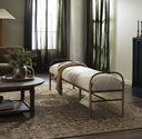 Aveline Accent Bench - 76 Beige Shearling