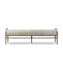 Aveline Accent Bench - 76 Beige Shearling