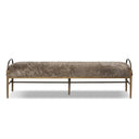 Aveline Accent Bench - 76 Taupe Shearling