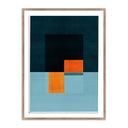 LuxeVista Below The Deep by David Grey - 36X48 Rustic Walnut