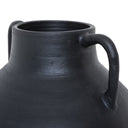 Luxe Living Atrani Vessel - Aged Black Terracotta