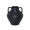 Luxe Living Atrani Vessel - Aged Black Terracotta