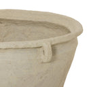 Olive Olivos Paper Mache Vessel-Tall