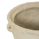 Olive Olivos Paper Mache Vessel-Tall