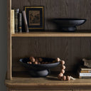 Elegant Perla Bowls - Aged Black Terracotta