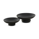 Elegant Perla Bowls - Aged Black Terracotta
