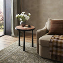 Aveline Billings End Table - Rust