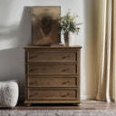 Luminara Geoffrey Tall Dresser - Worn Oak