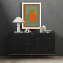 Resonance Q by David Grey - 30X40 Rustic Walnut