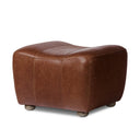 Verano Kylo Ottoman - Dulane Mahogany