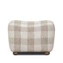 Verano Kylo Ottoman - Dresden Pebble