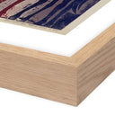 Cobalt Blood by Pepi Sprohge - 40X40 White Oak