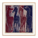 Cobalt Blood by Pepi Sprohge - 48X48 White Oak